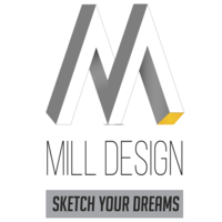 MillDsgn logo, MillDsgn contact details