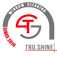 trushine window cleaning logo, trushine window cleaning contact details