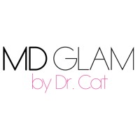 MD GLAM logo, MD GLAM contact details