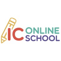 IC Online School logo, IC Online School contact details