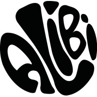 The Alibi logo, The Alibi contact details