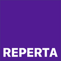 REPERTA logo, REPERTA contact details