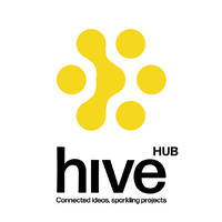 hiveHUB logo, hiveHUB contact details