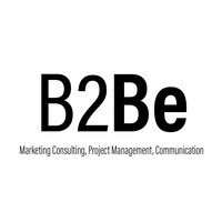 B2BE logo, B2BE contact details