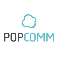 Pop Comm logo, Pop Comm contact details