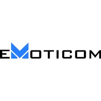 eMoticom logo, eMoticom contact details