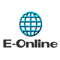 E-Online logo, E-Online contact details