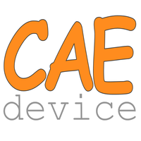 CAEdevice logo, CAEdevice contact details