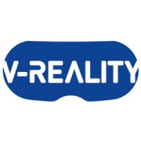 V-REALITY logo, V-REALITY contact details