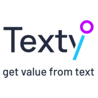 Texty logo, Texty contact details