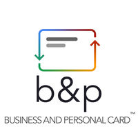 b&p Card logo, b&p Card contact details