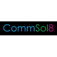 CommSol8 logo, CommSol8 contact details