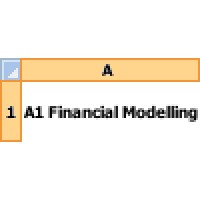 A1 Financial Modelling logo, A1 Financial Modelling contact details