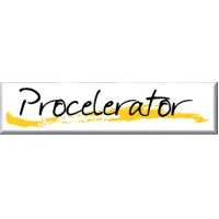 Procelerator logo, Procelerator contact details