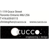 CUCCO engineering + design logo, CUCCO engineering + design contact details