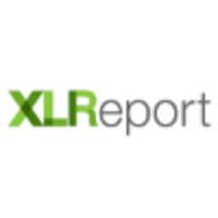 XLReport logo, XLReport contact details