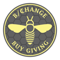 B/Change Buy Giving logo, B/Change Buy Giving contact details