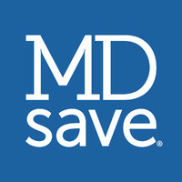 MDSave logo, MDSave contact details