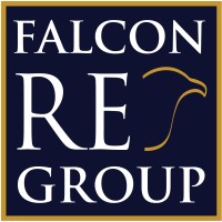 The FalconRE Group logo, The FalconRE Group contact details