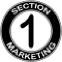 Section 1 Marketing logo, Section 1 Marketing contact details