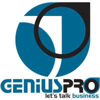 GeniusPro logo, GeniusPro contact details