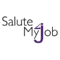 SaluteMyJob logo, SaluteMyJob contact details