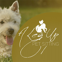 A Leg Up Pet Sitting logo, A Leg Up Pet Sitting contact details