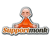 SupportMonk logo, SupportMonk contact details