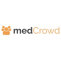 medCrowd logo, medCrowd contact details