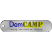 DemCAMP logo, DemCAMP contact details