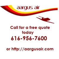 Aargus Air Charter logo, Aargus Air Charter contact details