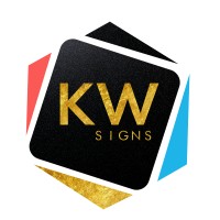 KW Signs logo, KW Signs contact details