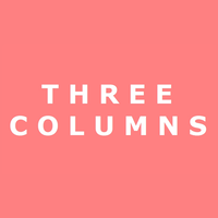 THREE COLUMNS logo, THREE COLUMNS contact details