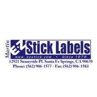 Martin EZ Stick Labels, Inc. logo, Martin EZ Stick Labels, Inc. contact details