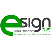 eSign Web Services logo, eSign Web Services contact details