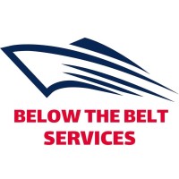 Below the Belt Services logo, Below the Belt Services contact details