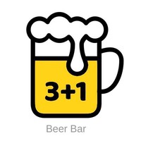 3+1 Beer Bar logo, 3+1 Beer Bar contact details