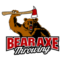 Bear Axe Throwing logo, Bear Axe Throwing contact details