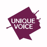 Unique Voice logo, Unique Voice contact details