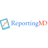 ReportingMD logo, ReportingMD contact details