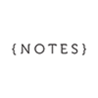 { NOTES } logo, { NOTES } contact details