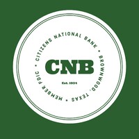 Citizens National Bank in Brownwood Texas logo, Citizens National Bank in Brownwood Texas contact details