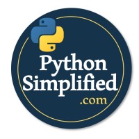 Python Simplified logo, Python Simplified contact details