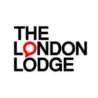 The London Lodge logo, The London Lodge contact details