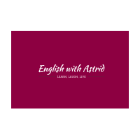 English with Astrid logo, English with Astrid contact details