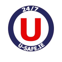 U-Safe logo, U-Safe contact details