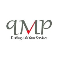 QMPservices logo, QMPservices contact details