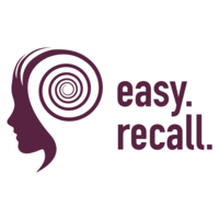 easy.recall. logo, easy.recall. contact details