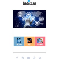 Indiscan logo, Indiscan contact details