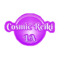 COSMIC REIKI LA logo, COSMIC REIKI LA contact details